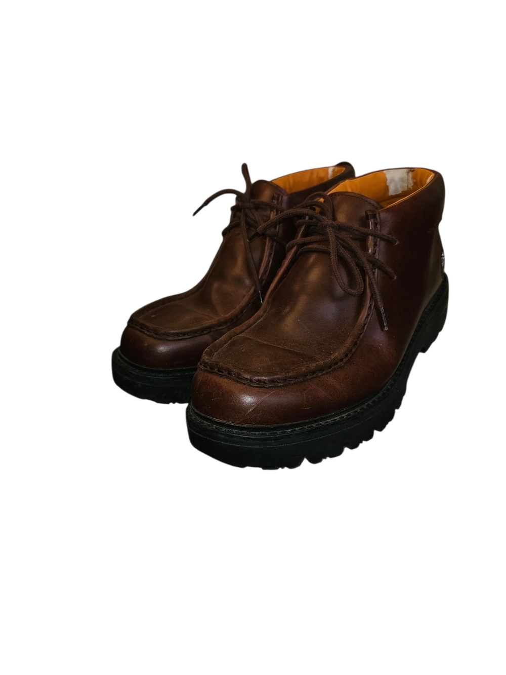 Timberland Vintage Brown Leather Baluster Chukka Boots 10.5M